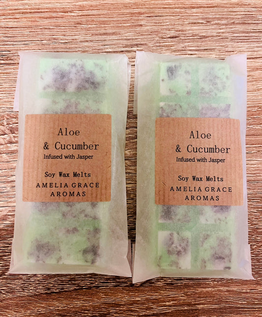 Aloe & Cucumber Infused Wax Melt Snap Bar